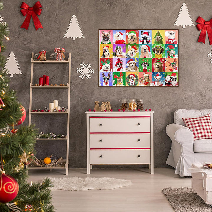 Vikbua™ Julekalender med puslespill – overraskende julemotiv bit for bit