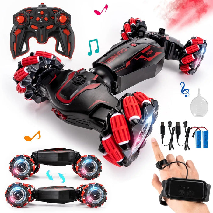 Vikbua™ Fjernstyrt stuntbil med håndstyring, 4WD og 360° spinn