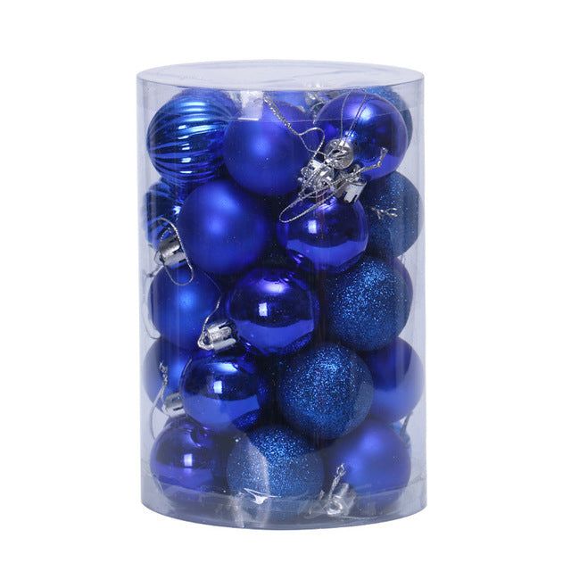 Vikbua™ Julekuler 4 cm, sett med 34 i flotte farger