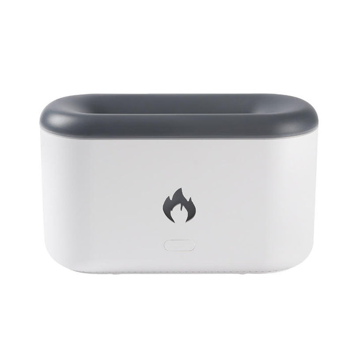 Vikbua 3D-flamme luftfukter med 300 ml tank – ultralyd og USB-C