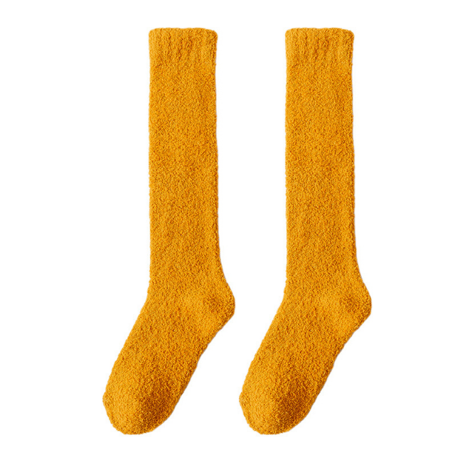 Vikbua™ Ekstra lange vintersokker i myk korallfleece