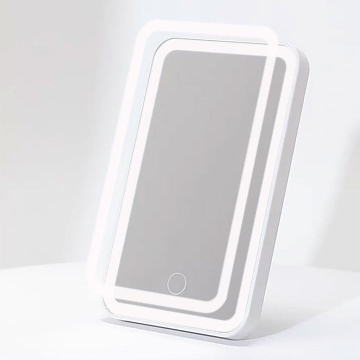 Vikbua™ Sminkespeil til bilen med LED-lys og justerbar styrke