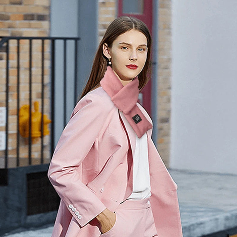 Vikbua™ Oppvarmet skjerf i fleece med tre varmenivåer og USB