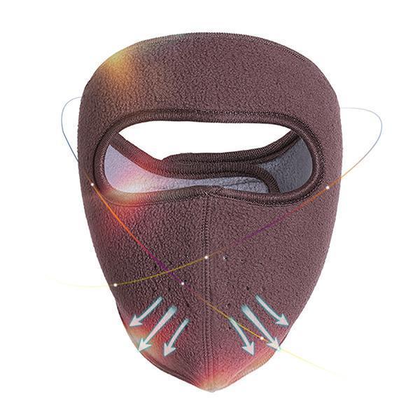 Vikbua™ Ansiktsmaske i fleece mot vind, kulde og snø