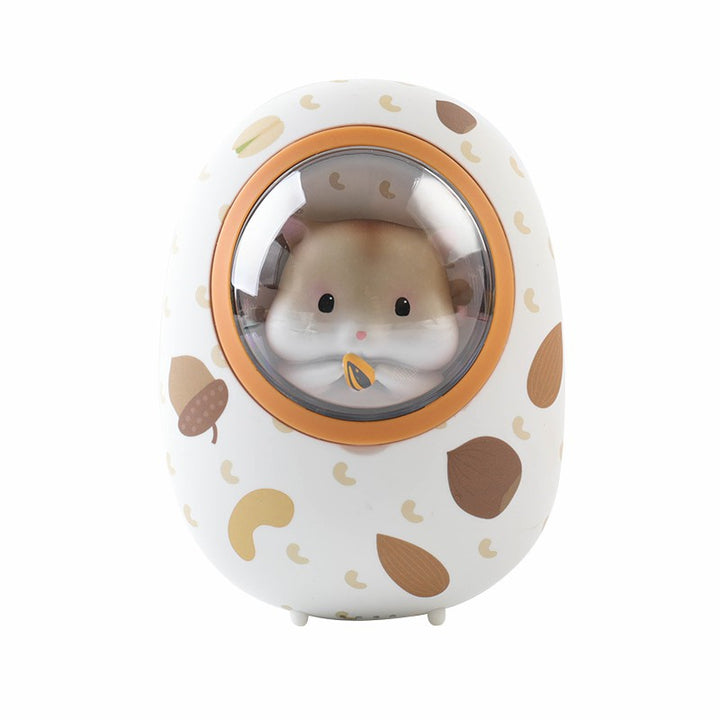Håndvarmer og powerbank med hamster, 5000 mAh og fire nivåer