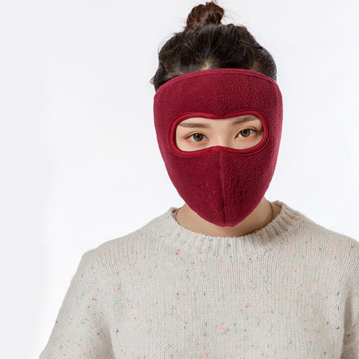 Vikbua™ Ansiktsmaske i fleece mot vind, kulde og snø