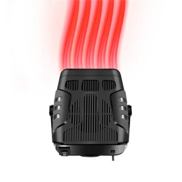 Vikbua™ 12V varmevifte til bil med kjølefunksjon og 360° dreibar fot