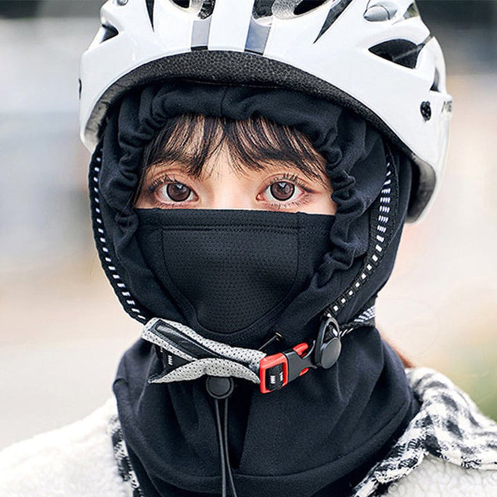 Vikbua™ Sykkelhette med ansiktsmaske og innebygd halsvarmer