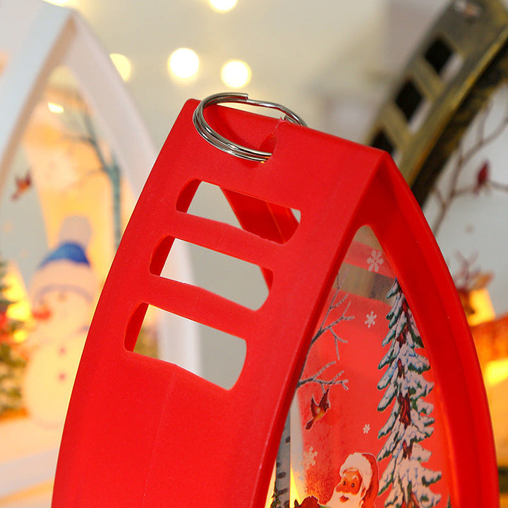 Vikbua™ Håndmalte LED-julefigurer – nisse, snømann og reinsdyr