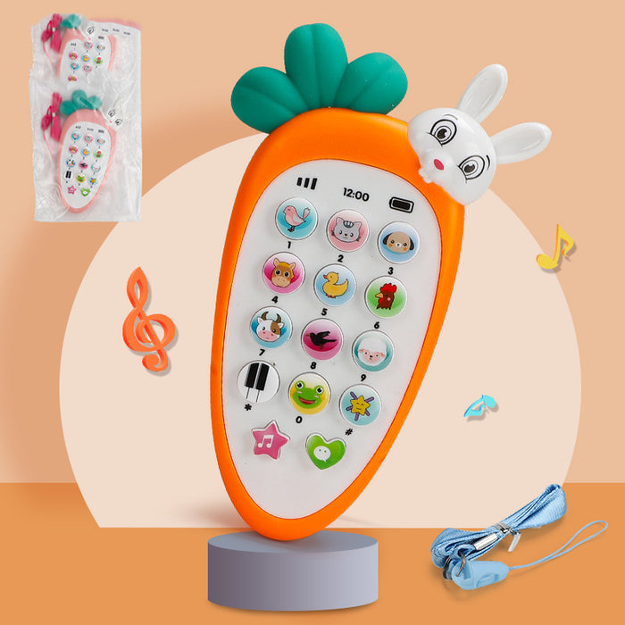 Vikbua Leketelefon for baby med musikk på hver knapp