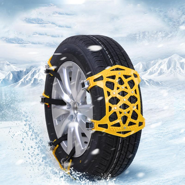 Vikbua™ Snøkjettinger i stål med X-pigger for grep på is og snø