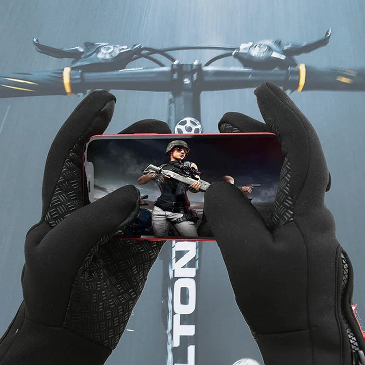 Vikbua™ Vannavvisende fôrede vinterhansker med touchfunksjon
