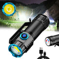 Vikbua™ Oppladbar LED-lommelykt 1000 lumen med magnetfeste