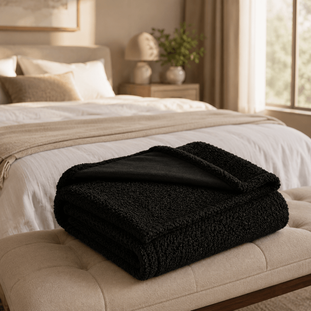 Vikbua™ Vanntett fleeceteppe som beskytter seng og sofa
