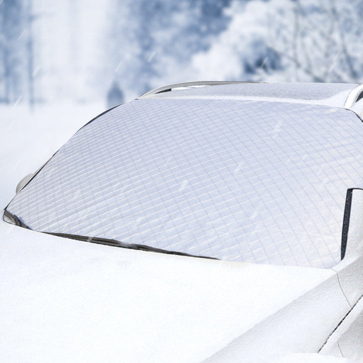 Vikbua™ Magnetisk frontruteskydd mot snø og rim med speildeksler