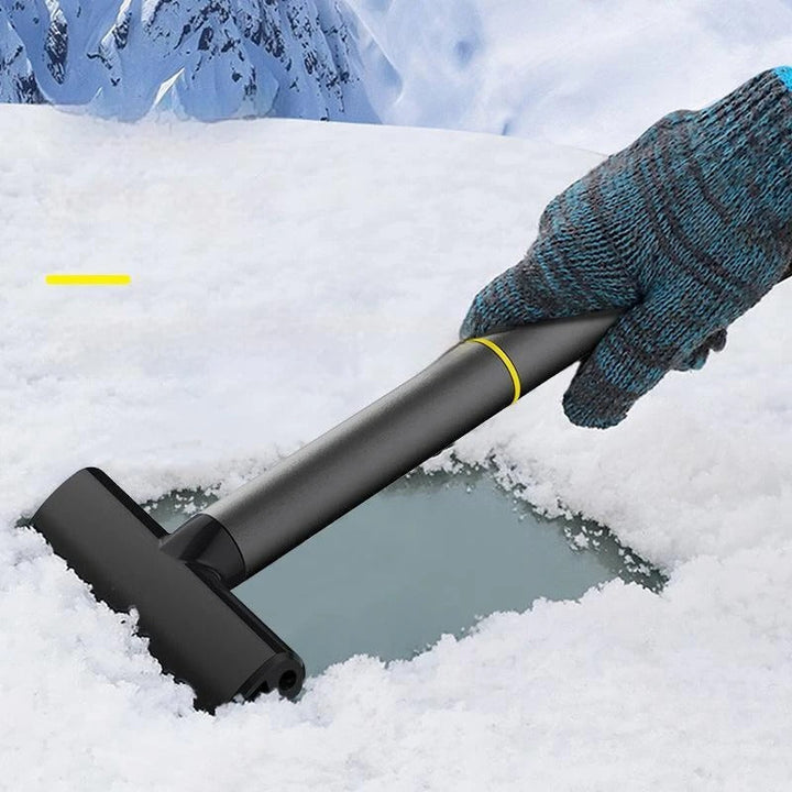Vikbua™ Isskrape og snøskuffe 2-i-1 med langt sklisikkert håndtak