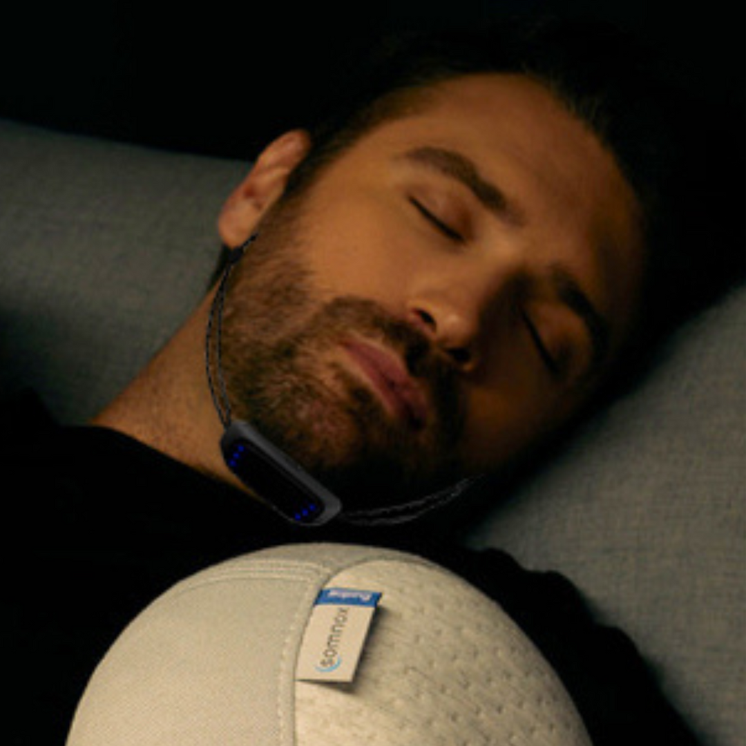 Vikbua™ Smart hakeenhet med myk TENS-pulsmassasje for natten