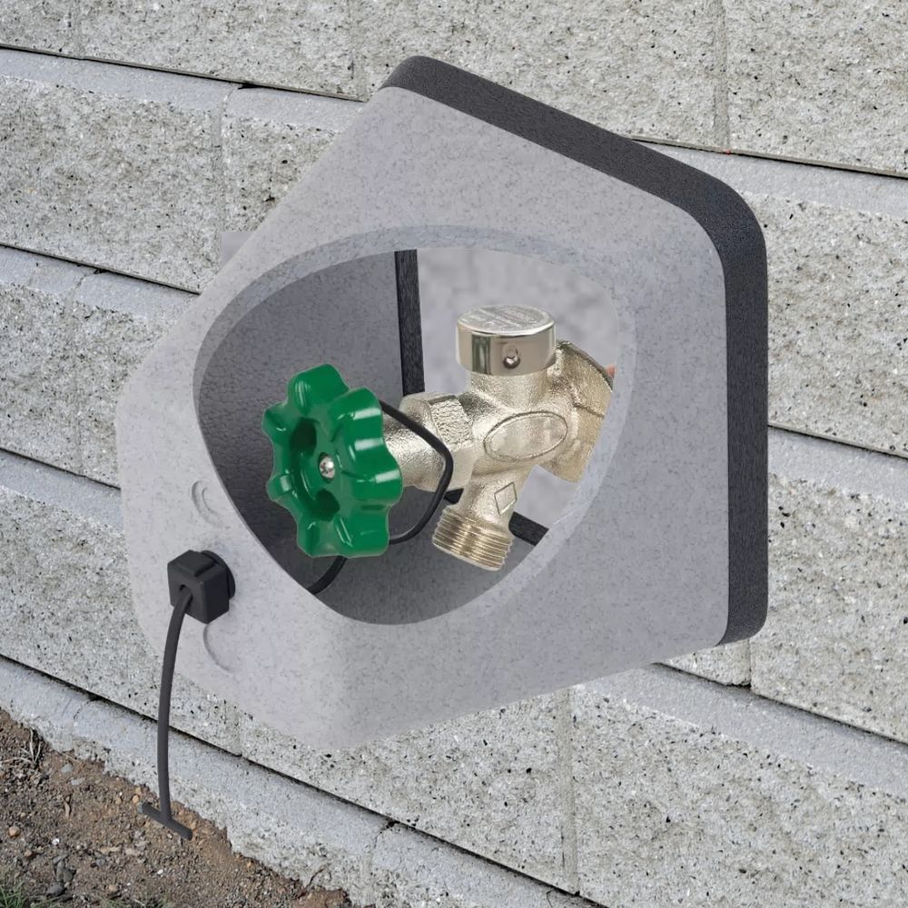 Vikbua™ Isolert frostbeskyttelse for utekran som hindrer frost