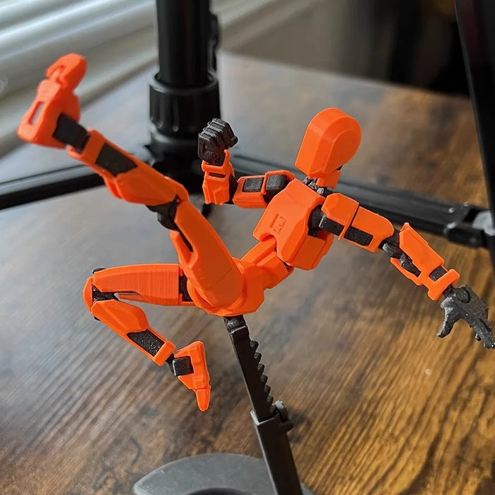 Vikbua 3D-printet robotfigur med bevegelige ledd