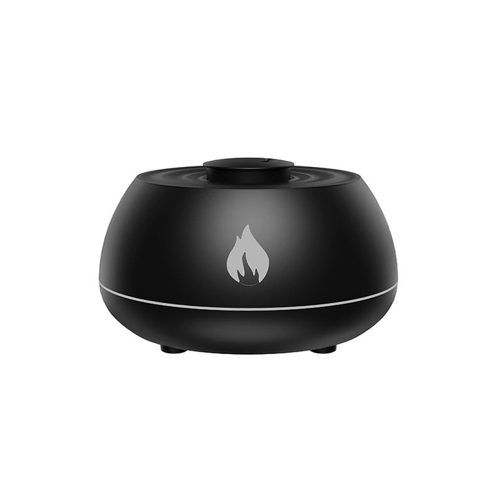 Luftfukter med flamme, avtakbar spraydyse og 7 farger, 130 ml