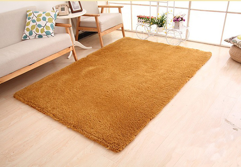 Fluffy teppe i stue