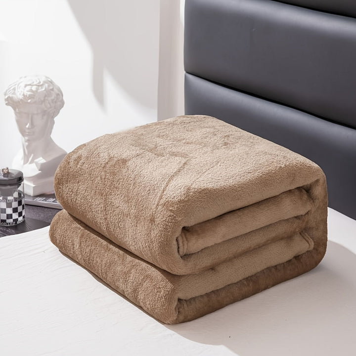 Vikbua™ Mykt flanellpledd til sofa, seng og camping