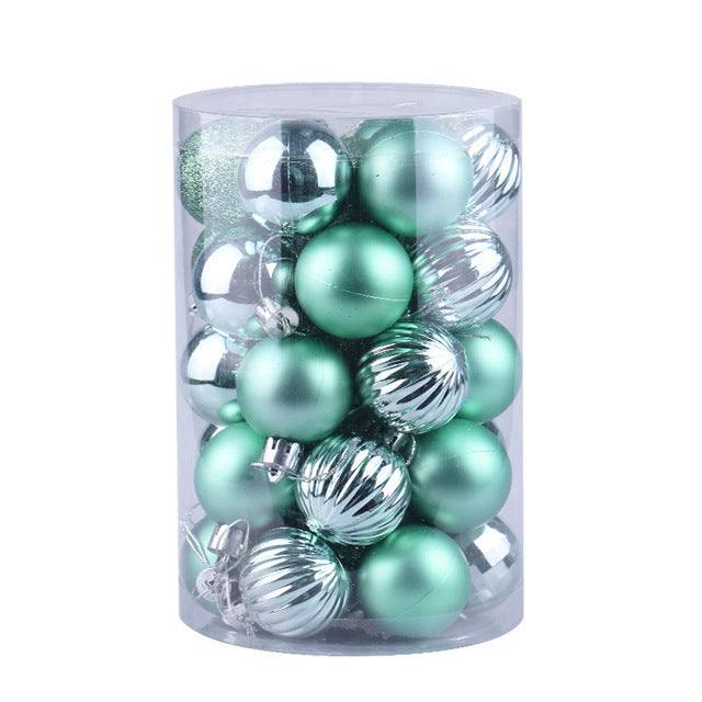 Vikbua™ Julekuler 4 cm, sett med 34 i flotte farger