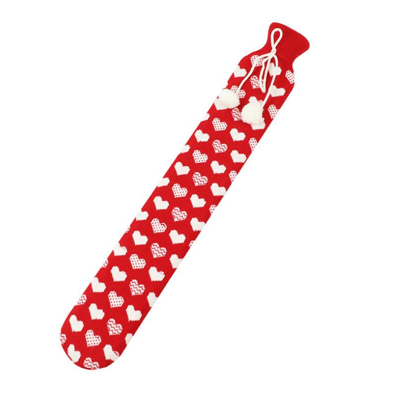 Vikbua™ Ekstra lang varmeflaske 72 cm med mykt trekk