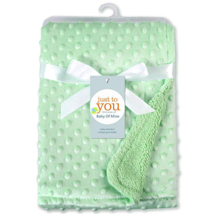 Prikkete babyteppe i myk fleece