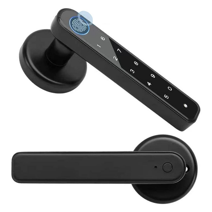 Vikbua™ Smart dørlås med fingeravtrykk, app og reservenøkkel