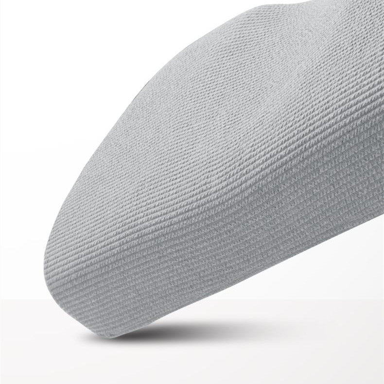 Grå ergonomisk pute i memoryskum