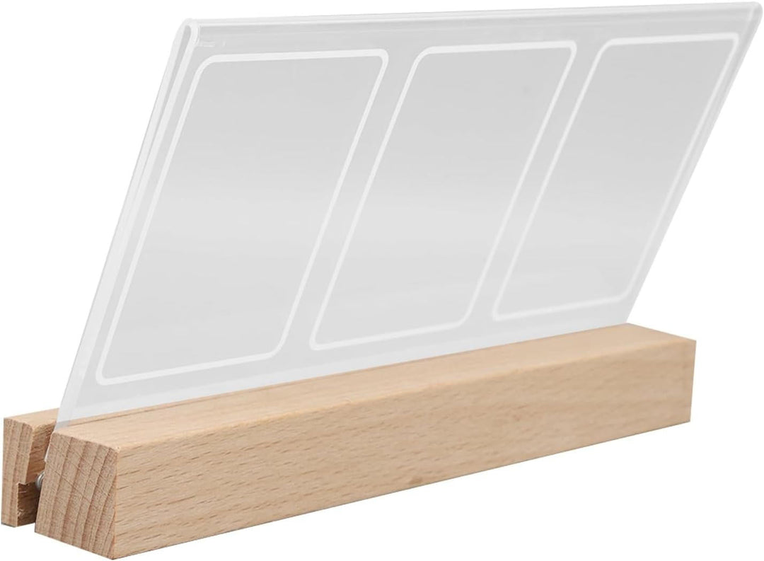 Vikbua™ Opplyst fotoramme med tre lommer for bilder og billetter
