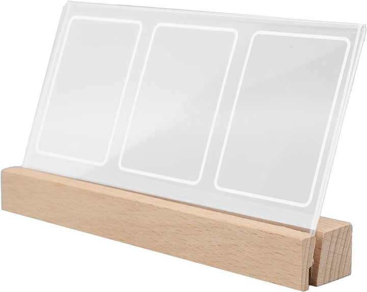 Vikbua™ Opplyst fotoramme med tre lommer for bilder og billetter