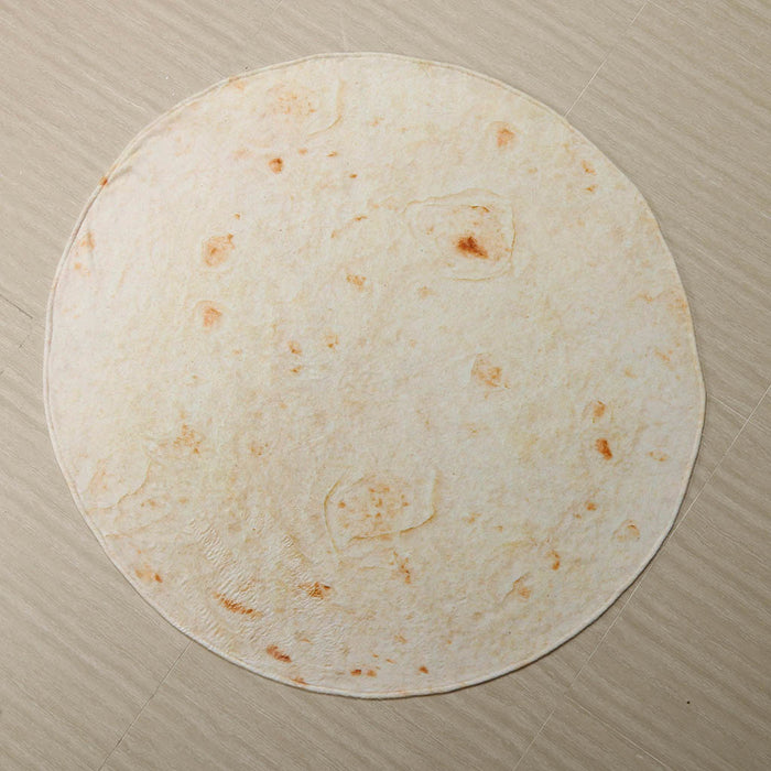 Vikbua Tortillapledd i myk flanell, rundt eller firkantet
