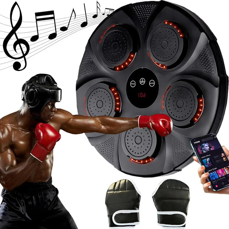 Vikbua™ Veggmontert boksemaskin med musikk, Bluetooth og lys