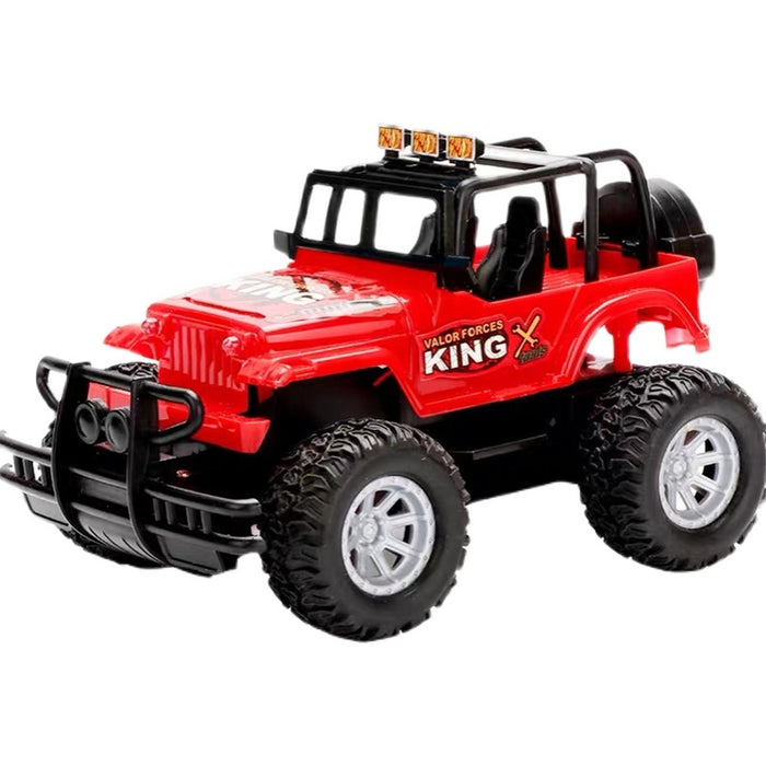 Vikbua Radiostyrt jeep for barn med lys foran