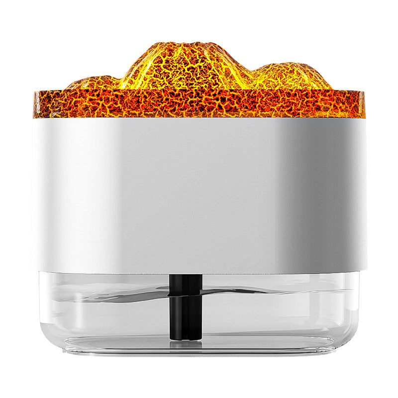 Vulkan luftfukter med fargelys – 300 ml og USB-drift