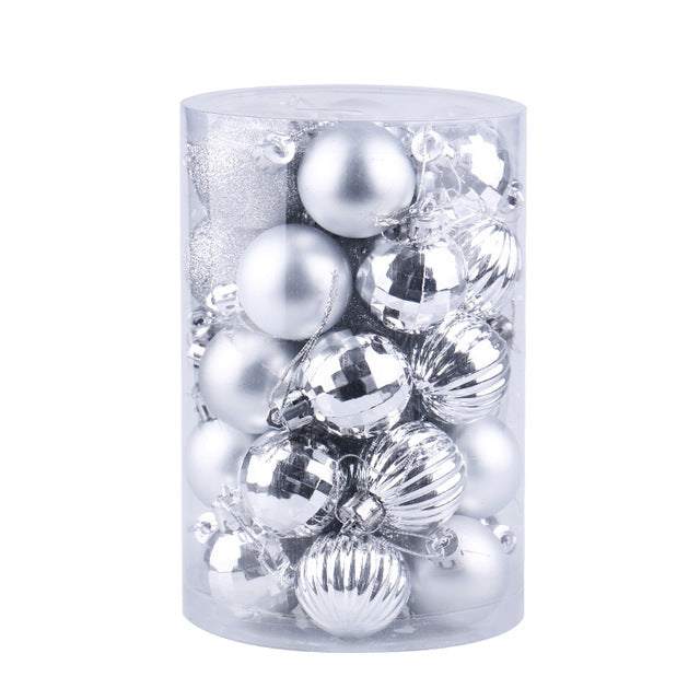 Vikbua™ Julekuler 4 cm, sett med 34 i flotte farger