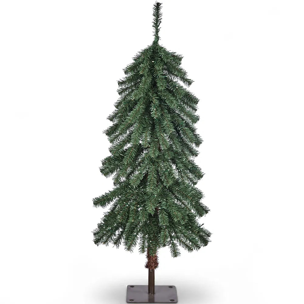 Lite juletre med varmhvite lys