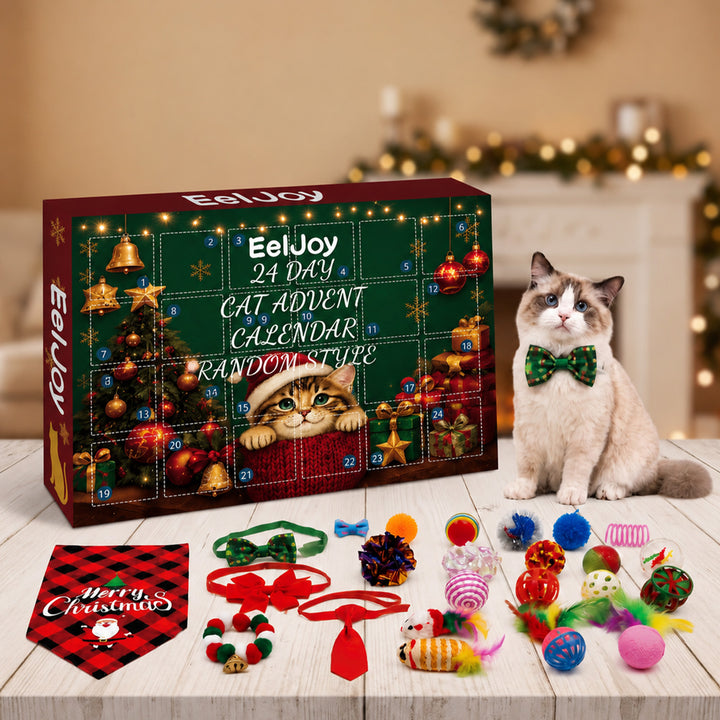 Julekalender for katt med leker