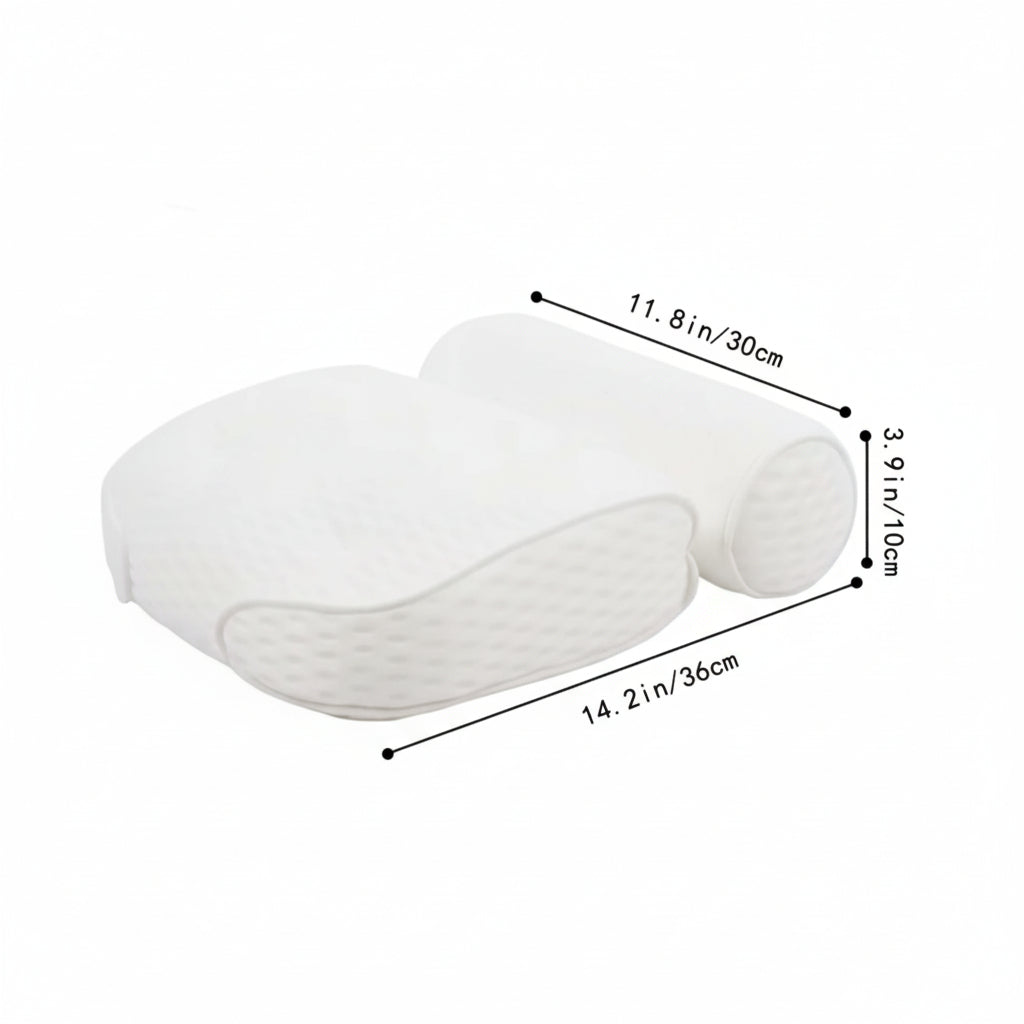 Vikbua™ Ergonomisk badepute i pustende 4D air mesh for nakken