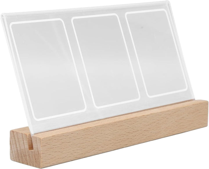 Vikbua™ Opplyst fotoramme med tre lommer for bilder og billetter