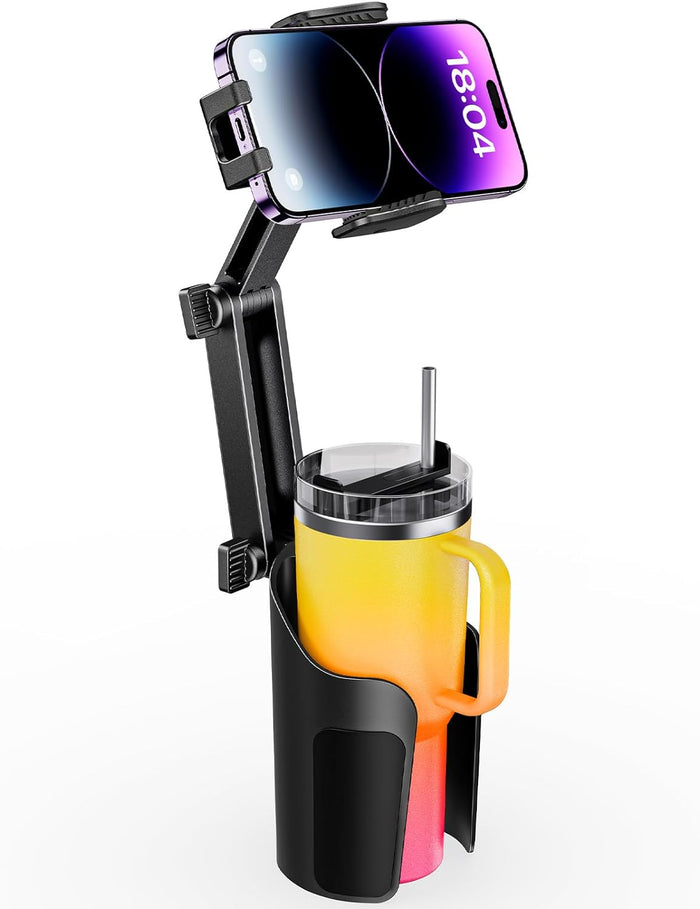 Vikbua™ Mobilholder til koppholderen i bilen med justerbar høyde