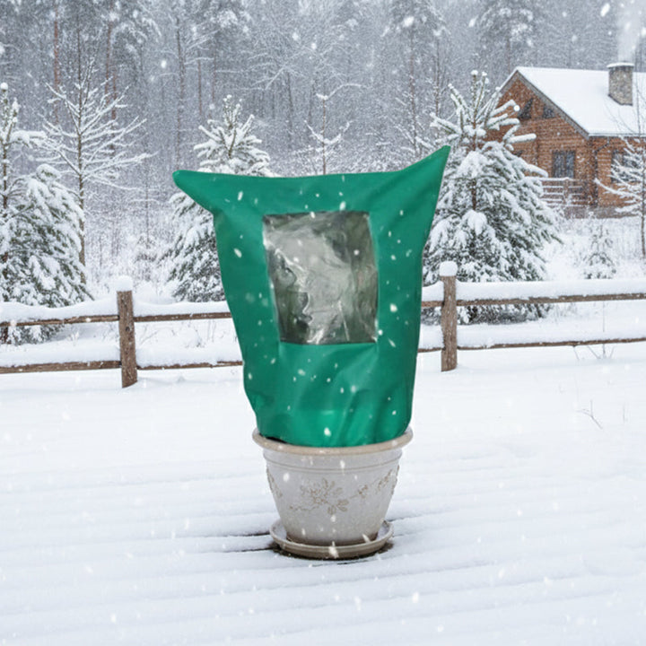 Vikbua™ Frostbeskyttelse for planter med glidelås og vindu