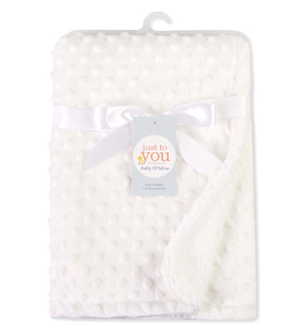 Prikkete babyteppe i myk fleece
