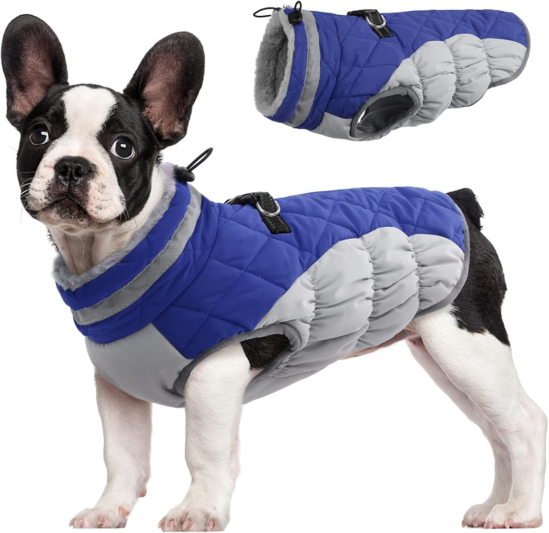 Vikbua™ Vanntett vinterjakke til hund med innebygd sele og fleece