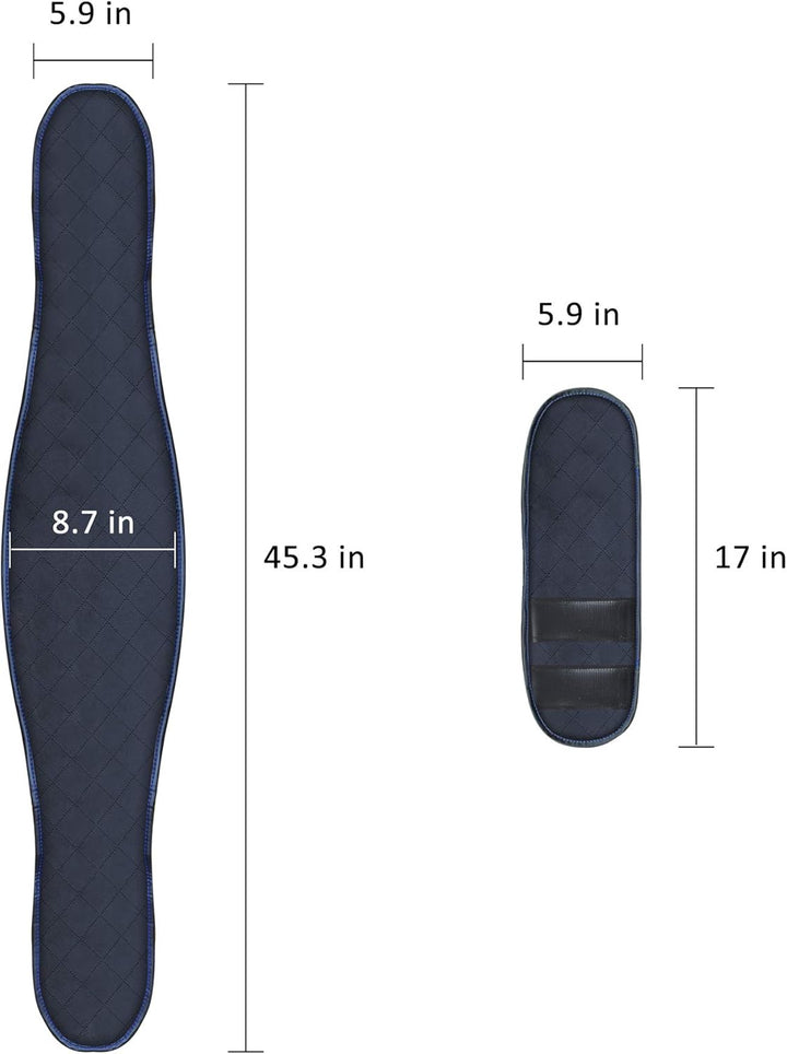 Vikbua™ Varmepute for ryggen med 4 massasjemotorer og belte