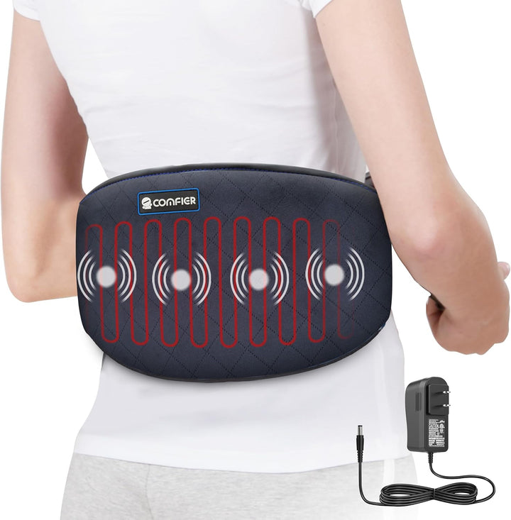 Vikbua™ Varmepute for ryggen med 4 massasjemotorer og belte