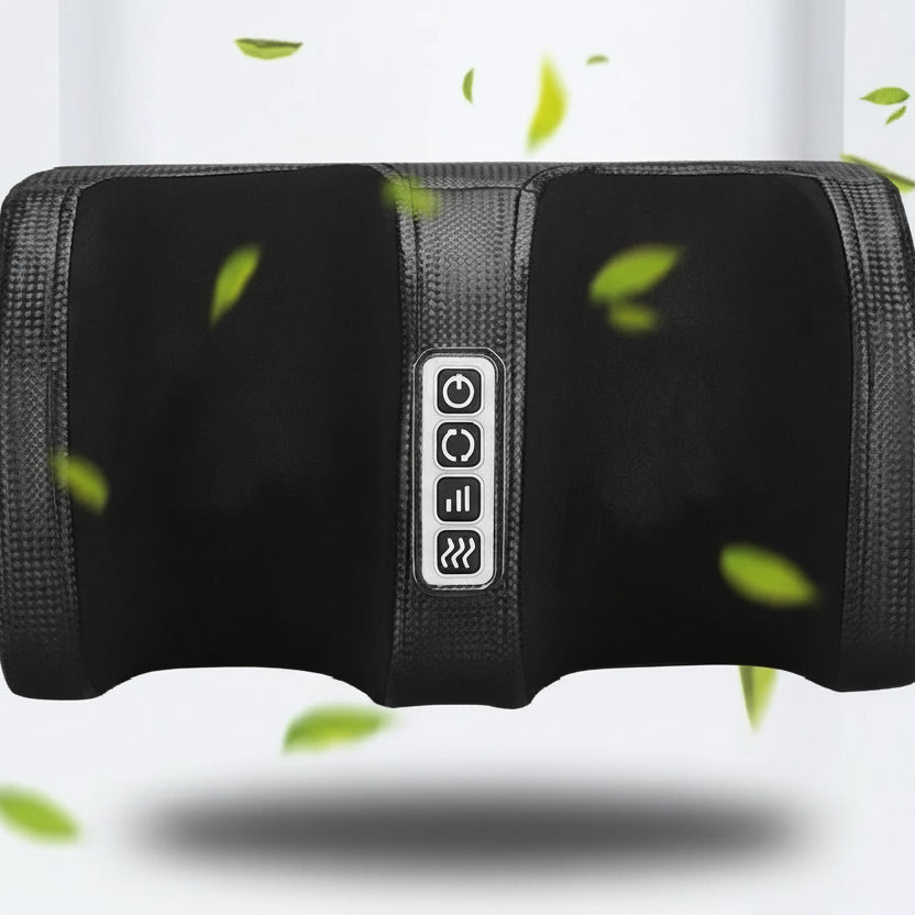 Vikbua™ Shiatsu-fotmassasjeapparat med varme og 12 massasjekuler