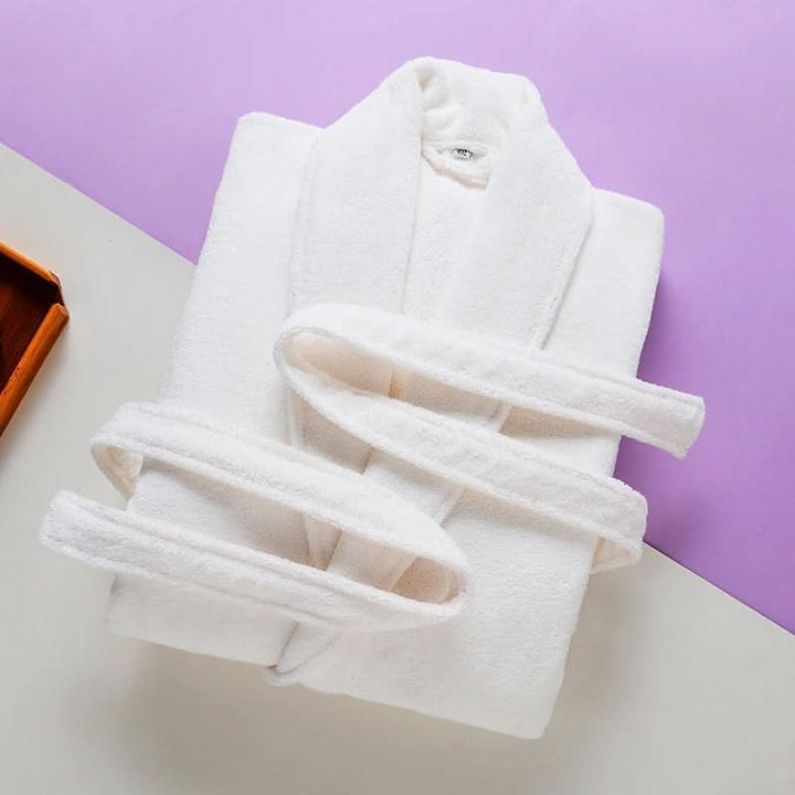 Vikbua™ Lang morgenkåpe i tykk fleece til herre – ekstra varm